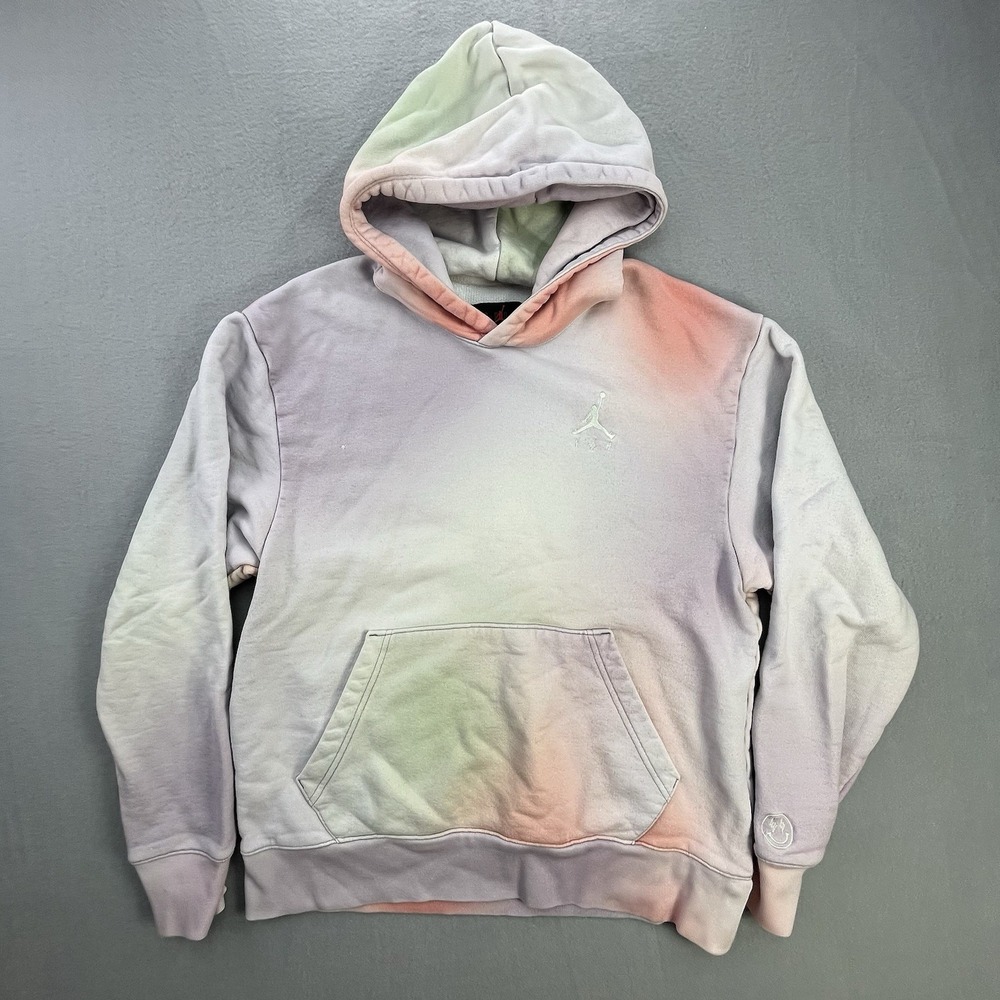 Nike Jordan x J Balvin Hoodie Mens M Sweatshirt Heavyweight Music Vibras Colored